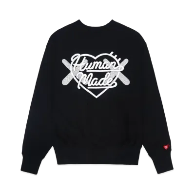 HUMAN MADE x KAWS Made Sweatshirt "Black"
