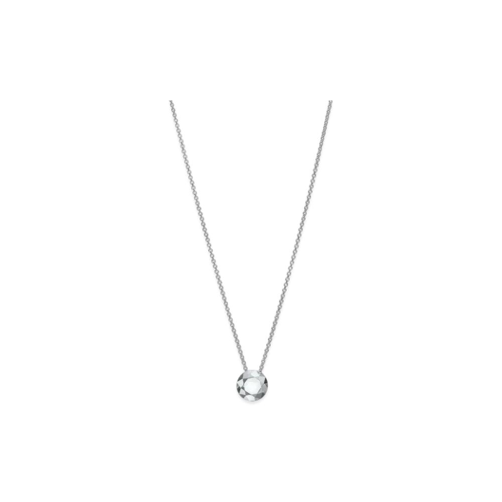 Tiffany & Co. Elsa Peretti 2 Carat Faceted Pendant "Silver"