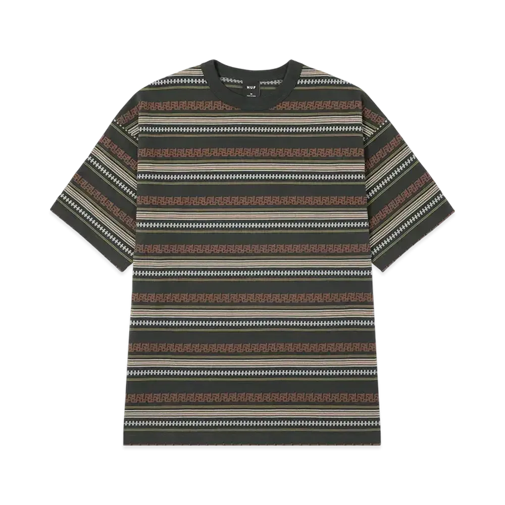 HUF Summer 25 Tether Stripe Tee "Black"