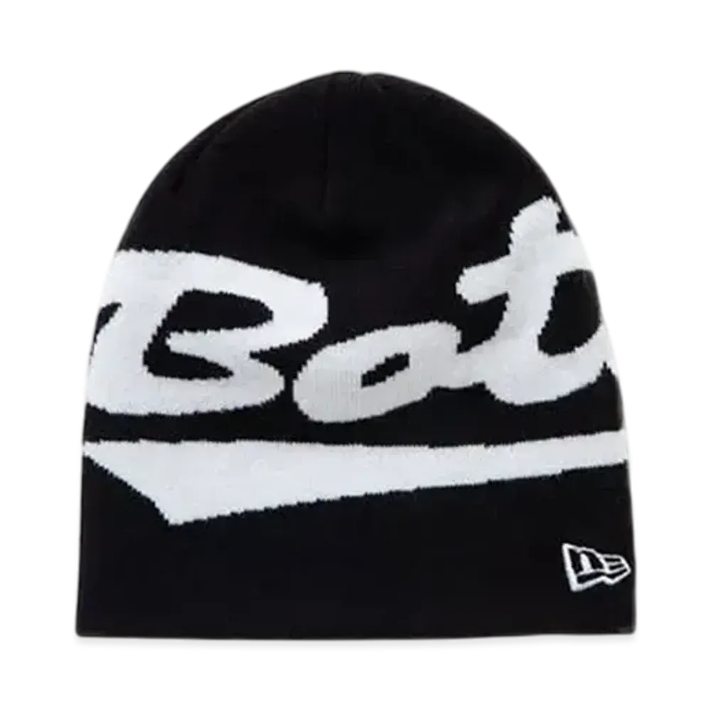BoTT x NEW ERA Script Logo Basic Beanie "Black"