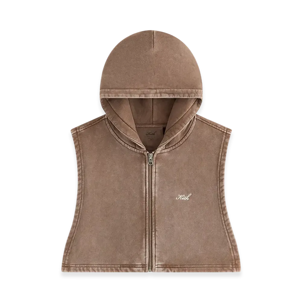 Kith Women Tanner Washed Hooded Dickey "Timber"