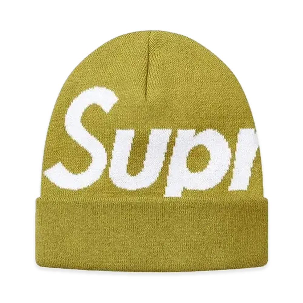 Supreme Big Logo Beanie (FW17) "Moss"