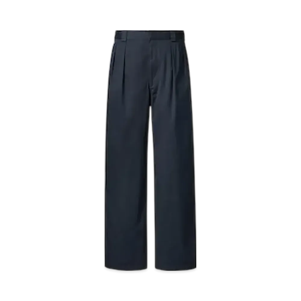 Uniqlo U 24SS Tuck Wide Pants "Navy"