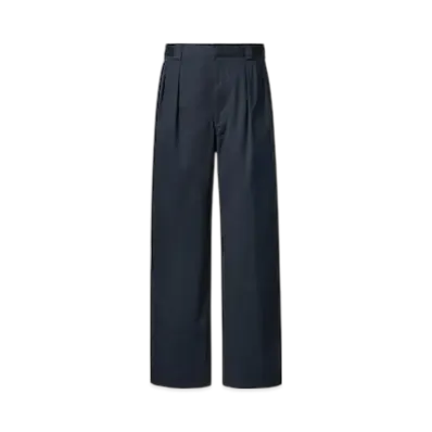 Uniqlo U 24SS Tuck Wide Pants "Navy"