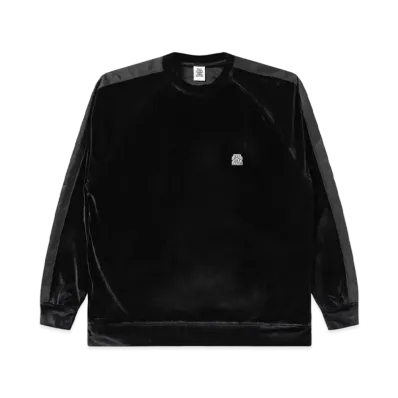 Blackeyepatch Small OG Label Velour Crew "Black"