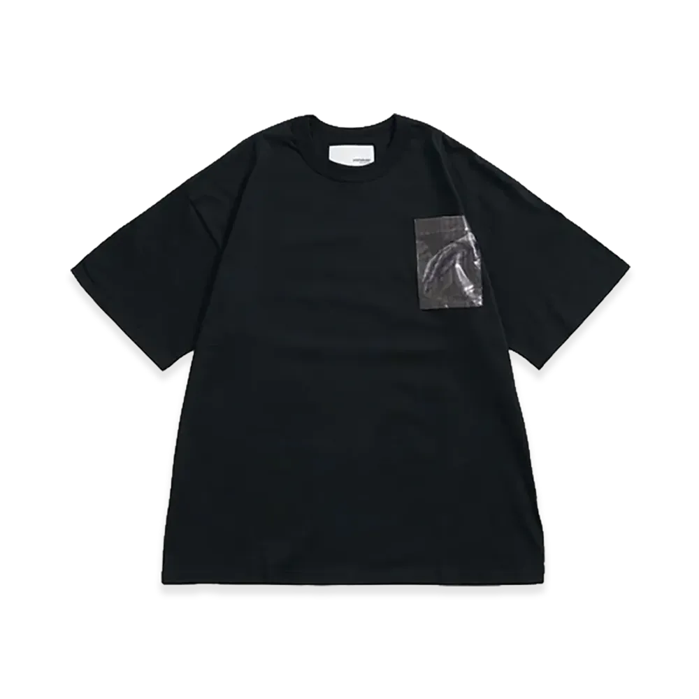 yoshiokubo Film Pkt Tee Check "Black"
