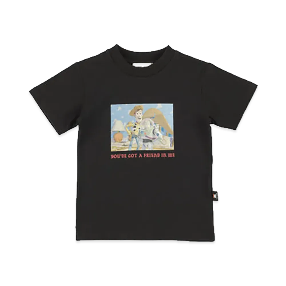 WIND AND SEA x TOY STORY Vintage Kids Tee Friend "Black"