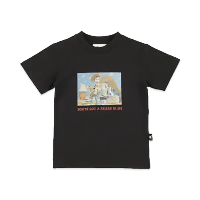 WIND AND SEA x TOY STORY Vintage Kids Tee Friend "Black"