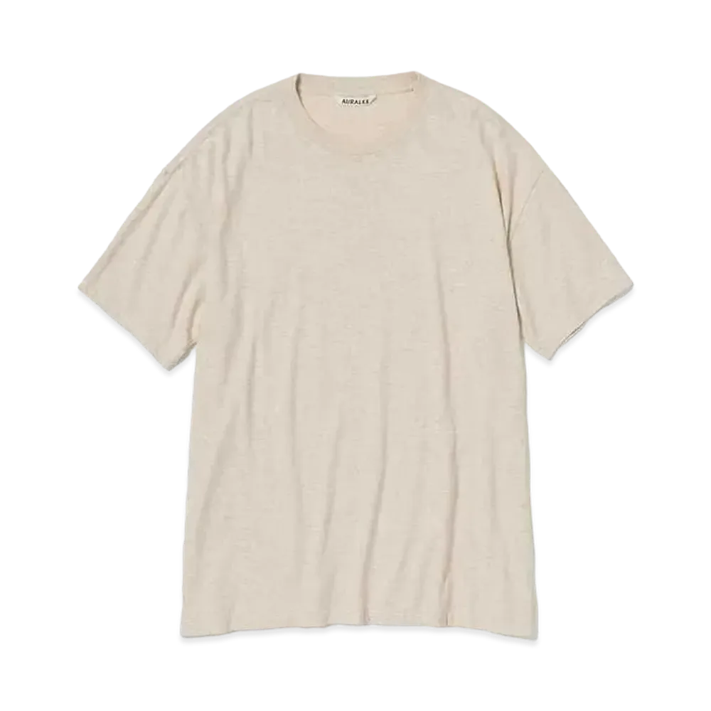 AURALEE Seamless Crew Neck Tee "Top Brown"