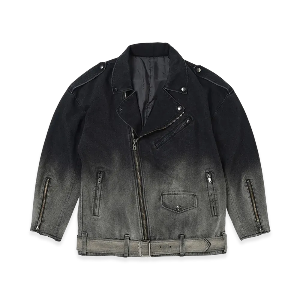 Ground Y x CHAINSAW MAN Collaborate Collection Bleach Wash Chainsaw Riders "Black"