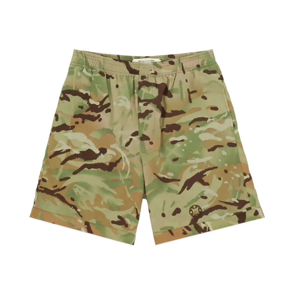 1017 ALYX 9SM Camo Logo Shorts "Camouflage"