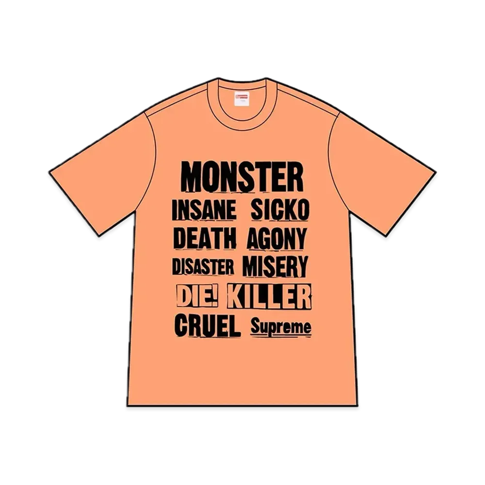 Supreme Monster Tee "Peach"
