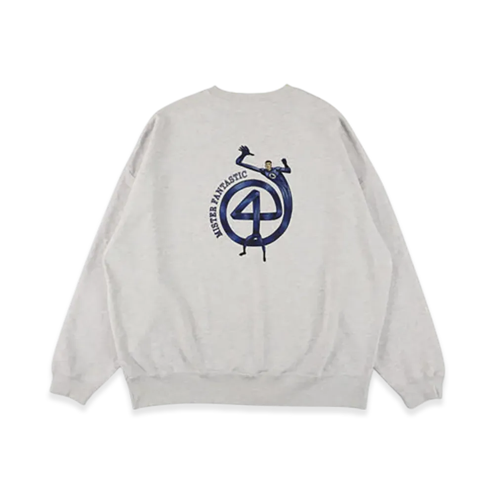 WIND AND SEA x MARVEL Mr. Fantastic Stretch Code Sweat "Gray"
