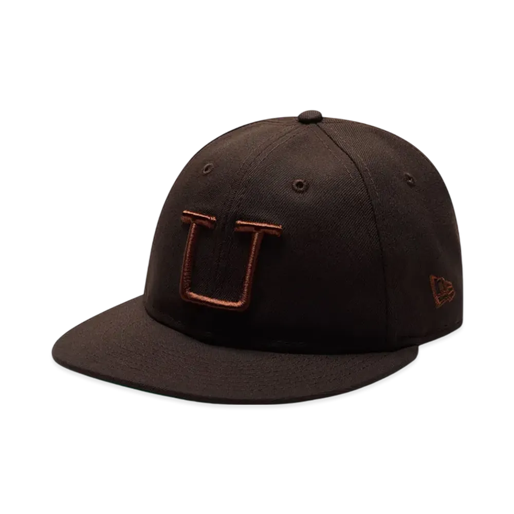 UNDEFEATED x New Era Big U Snapback "Brown"