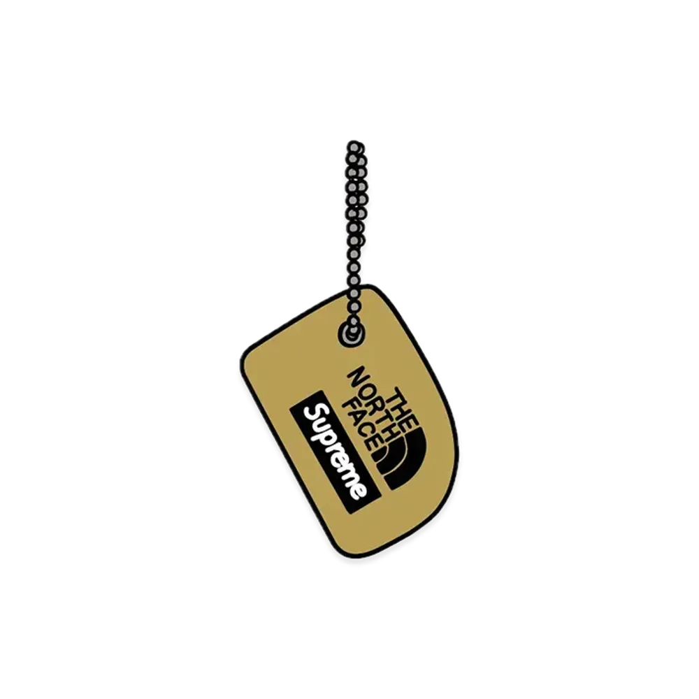 Supreme x The North Face Floating Keychain "Gold"
