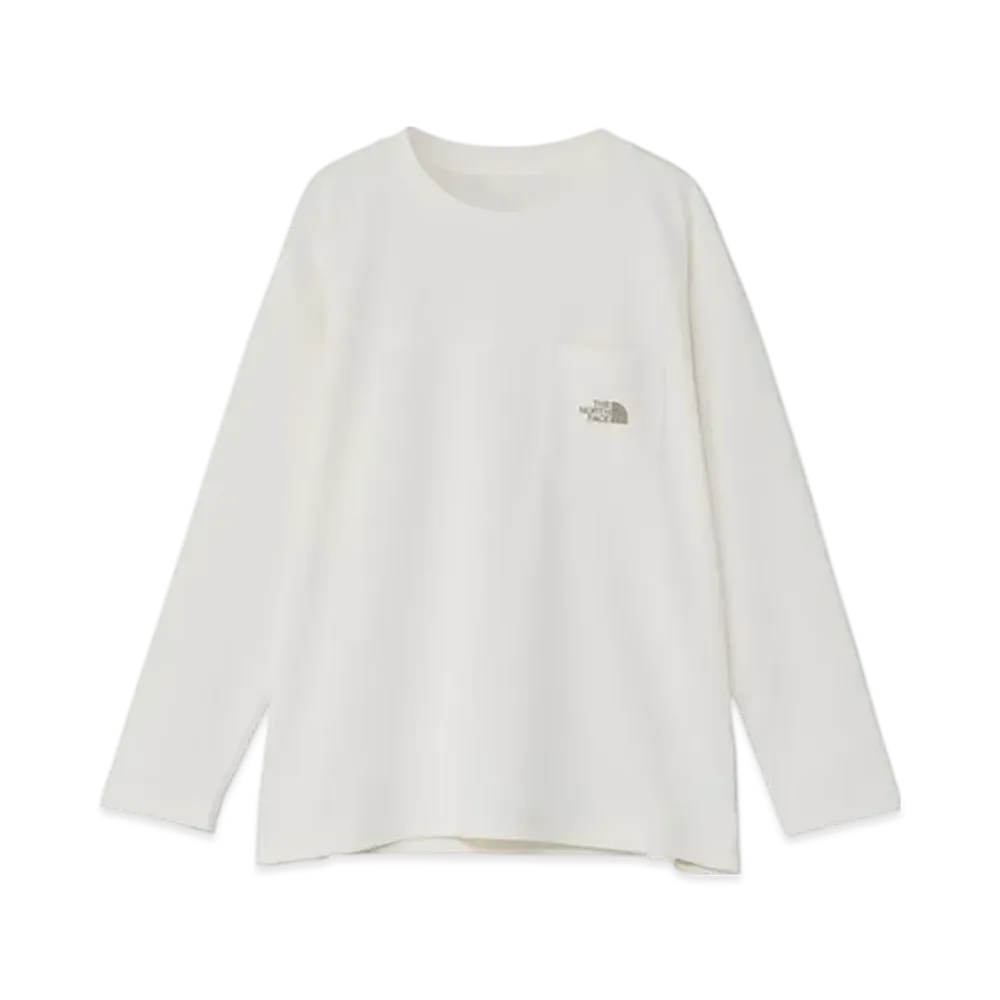 The North Face Kids Long Sleeve Heat Protection Tee "White Dunes"