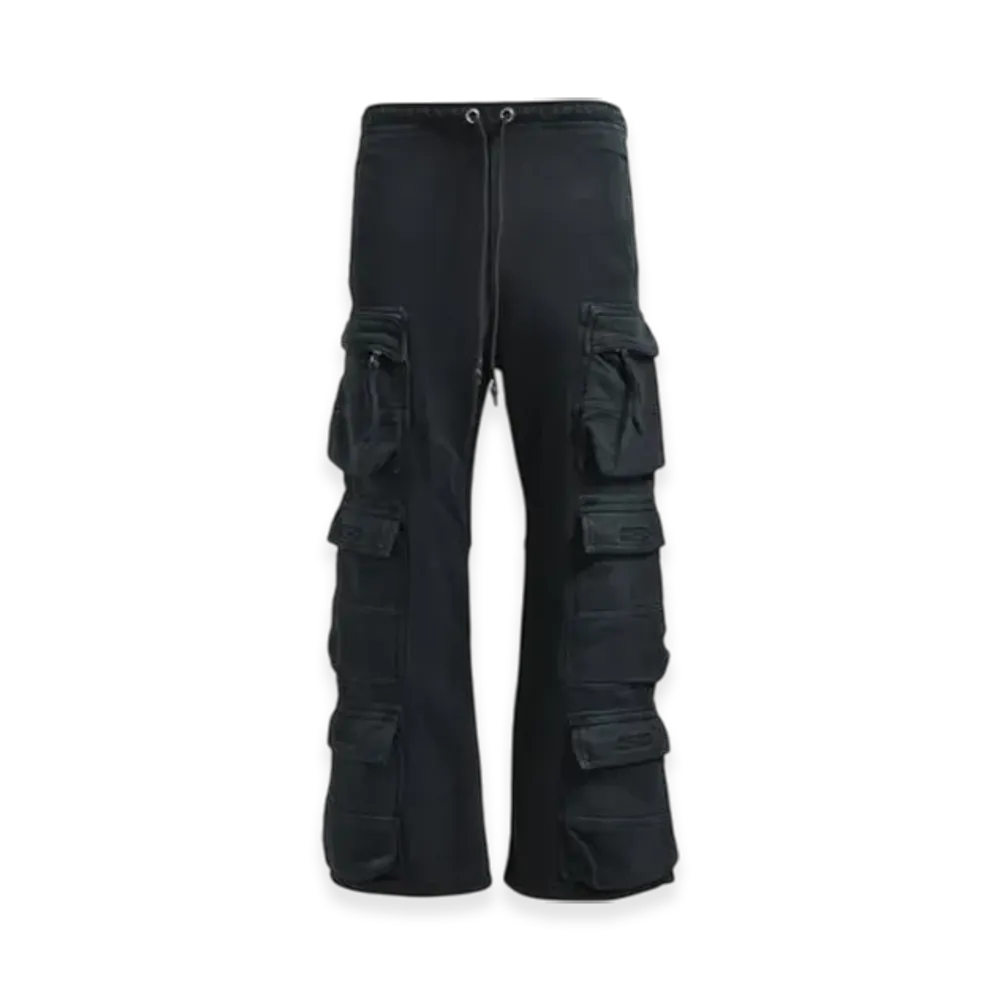 BREATH Fade Triple Cargo Pants "Black"