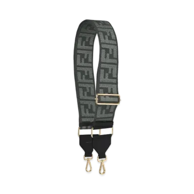 FENDI Strap You Ribbon Shoulder Strap "Black"