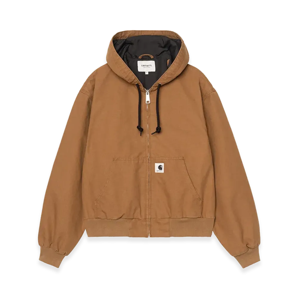 Carhartt WIP Women's Og Active Jacket "Hamilton Brown(Rinsed)"
