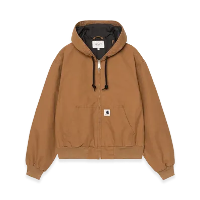 Carhartt WIP Women's Og Active Jacket "Hamilton Brown(Rinsed)"