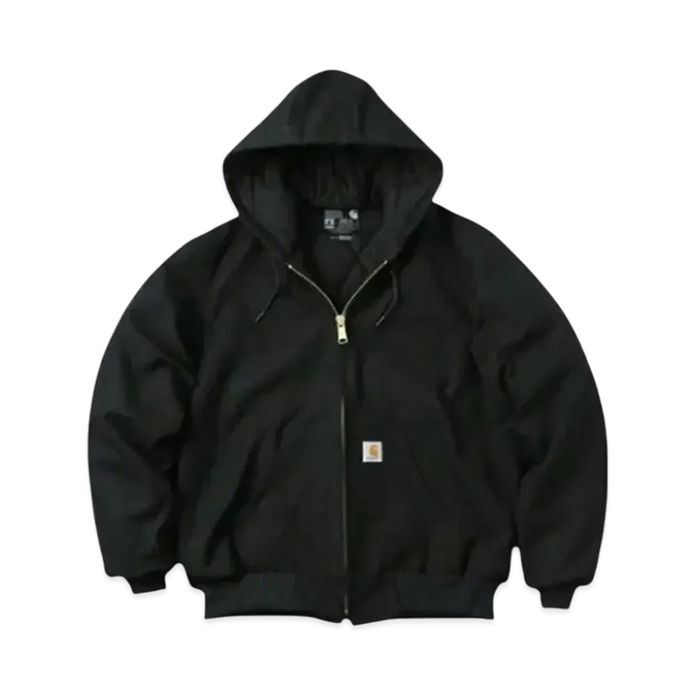 Carhartt Duck Insulated Flannel-Lined Active Jacket "Black"