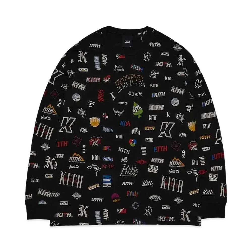 Kith Novel L/S Tee "Black"