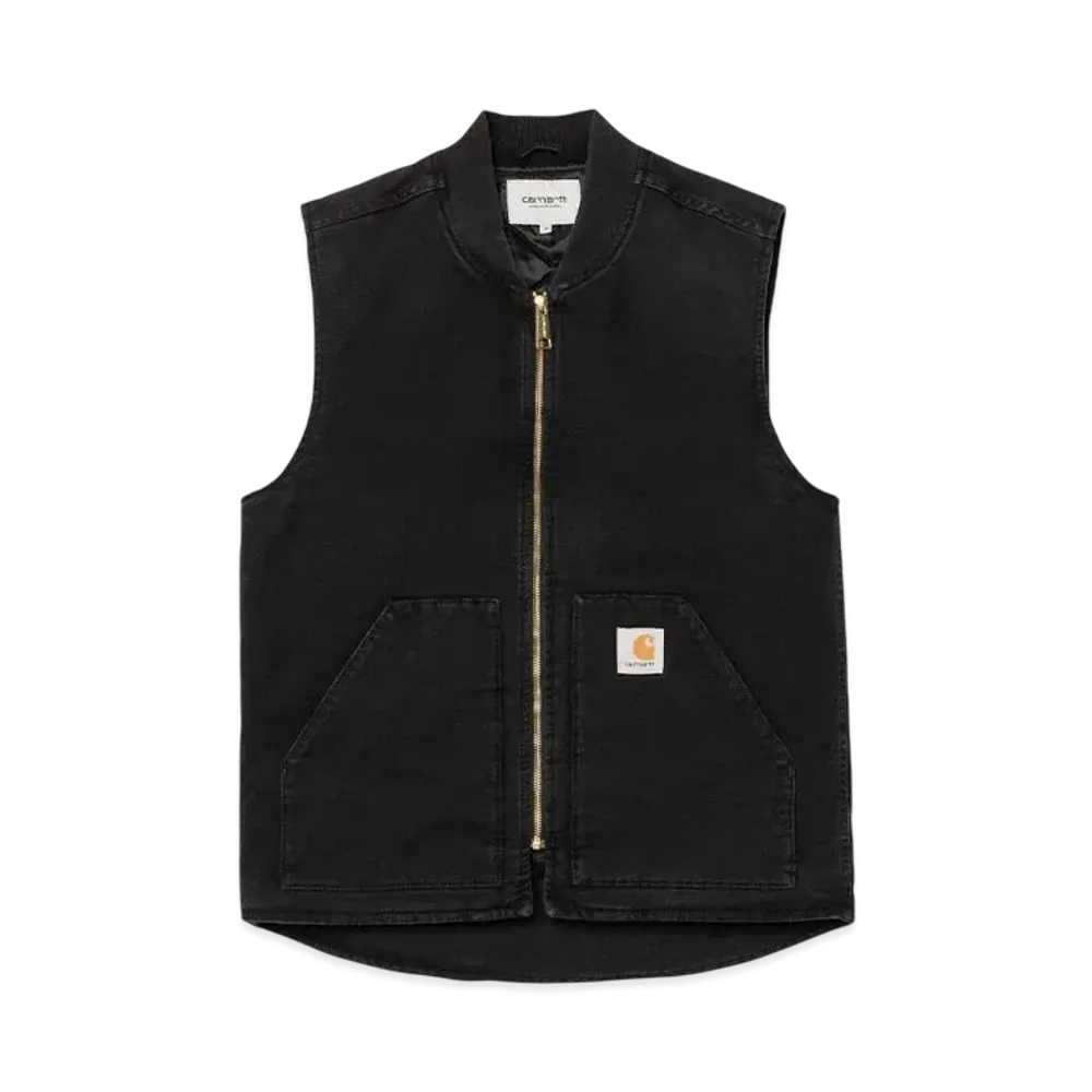 Carhartt WIP Classic Vest "Black(Stone Canvas)"