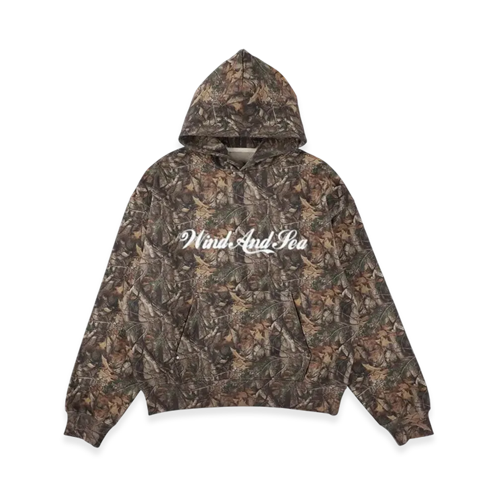 WIND AND SEA Hooded Sweatshirt "Real Tree"