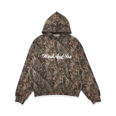 WIND AND SEA Hooded Sweatshirt "Real Tree"