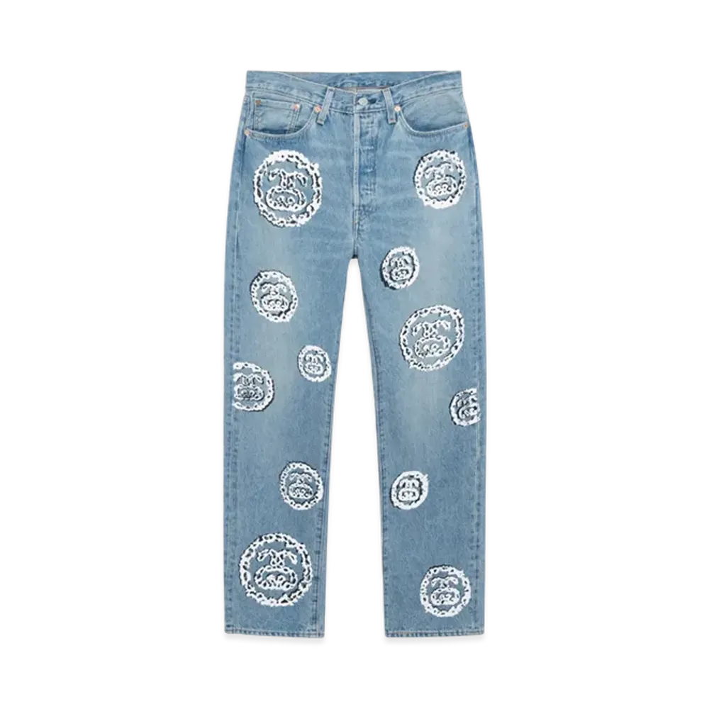 Stussy x Denim Tears 501 Jean "Light Indigo"