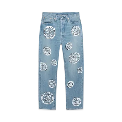 Stussy x Denim Tears 501 Jean "Light Indigo"