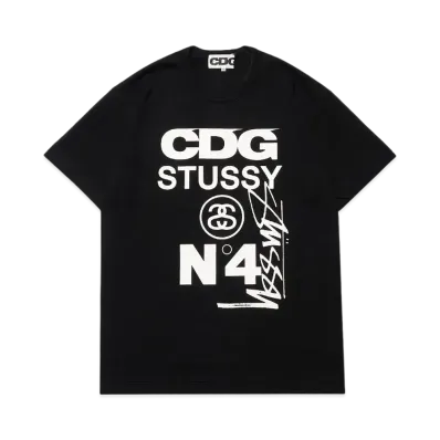 Stussy COMME des GARÇONS T-SHRIT "Black"