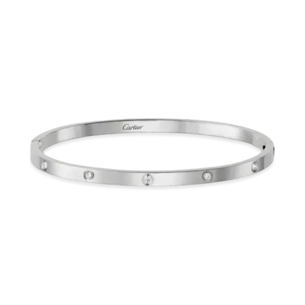 Cartier Love Bracelet, Small Model, 10 Diamonds