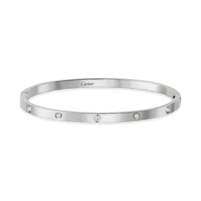 Cartier Love Bracelet, Small Model, 10 Diamonds