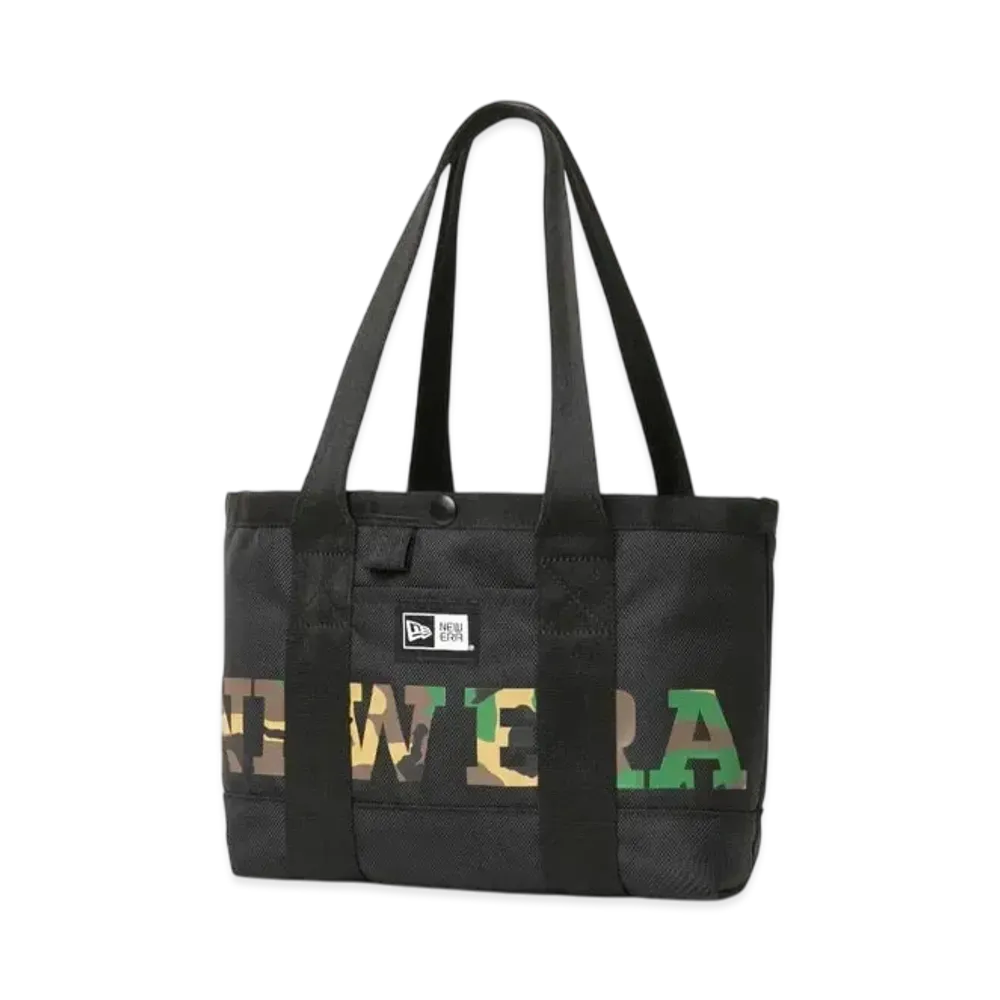 NEW ERA Golf Tote Bag Mini 6L Wordmark Logo "Black/Woodland Camo"