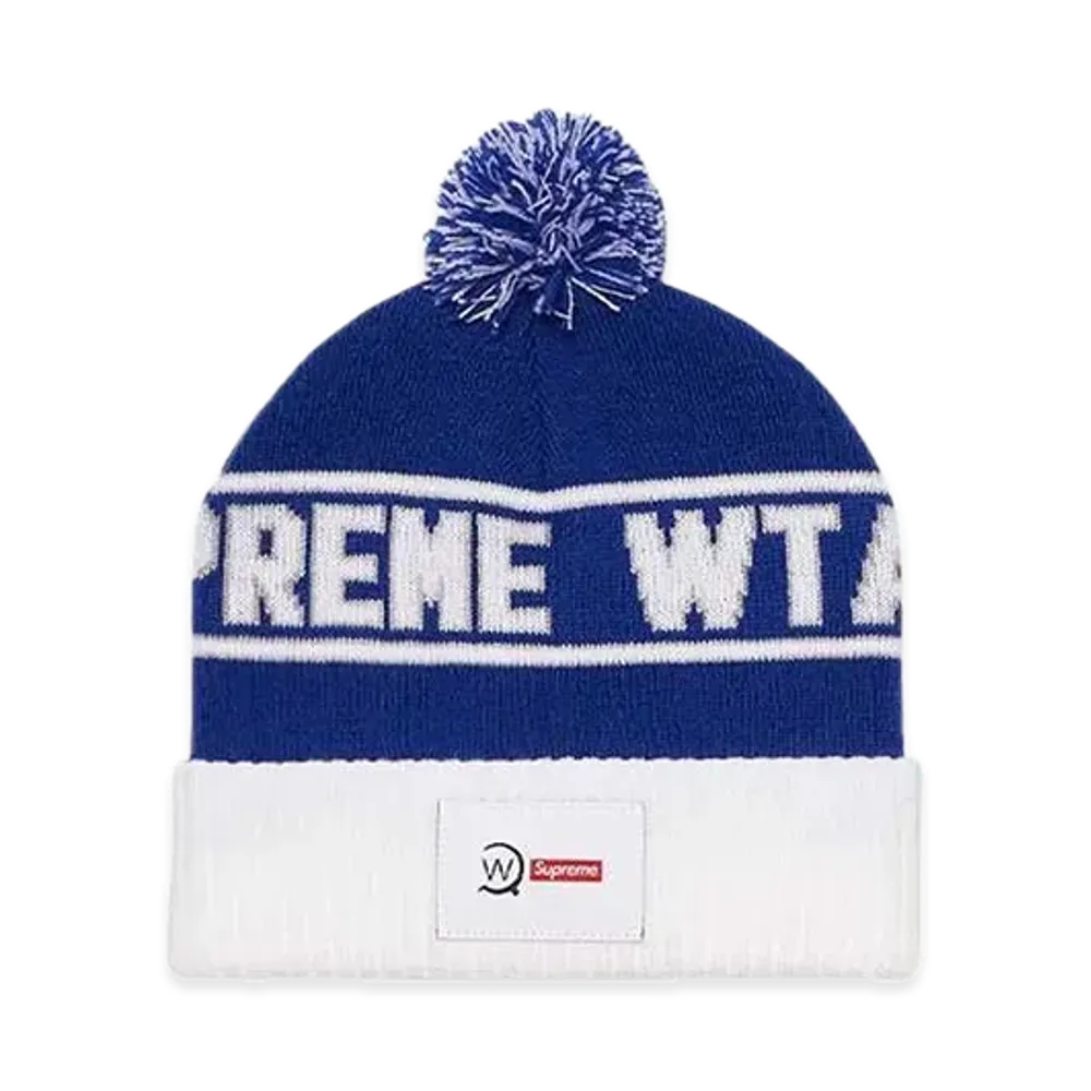 Supreme x WTAPS Beanie "Blue"