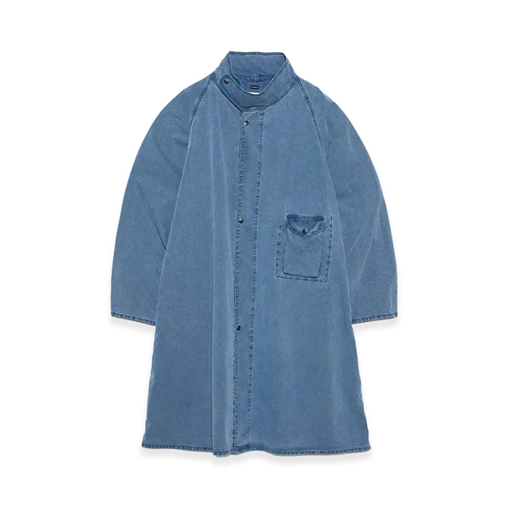 nanamica Indigo Weather Field Coat "Light Indigo"