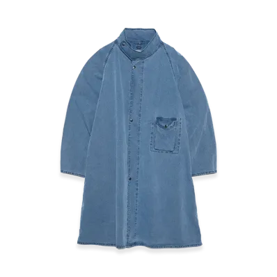 nanamica Indigo Weather Field Coat "Light Indigo"