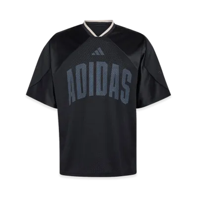 adidas Stadium Graphic Mesh Tee "Black/Off White"
