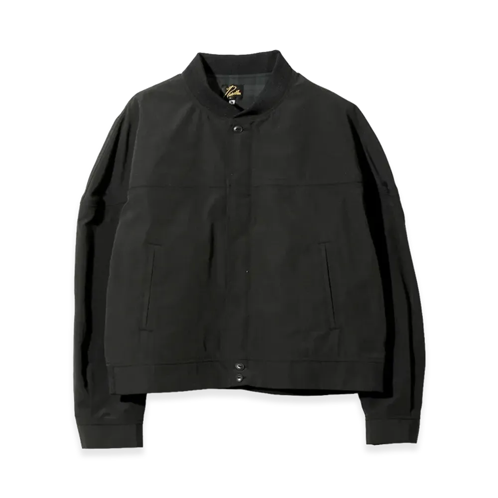 NEEDLES Cap Shoulder Sports Jacket - PE/C Typewriter "Black"