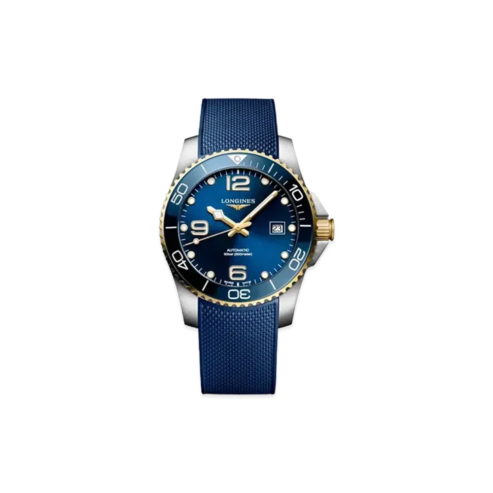 Longines Hydro Conquest 41.00mm "Blue Sun Ray/Stainless Steel/Ceramic/Blue" L3.781.3.96.9