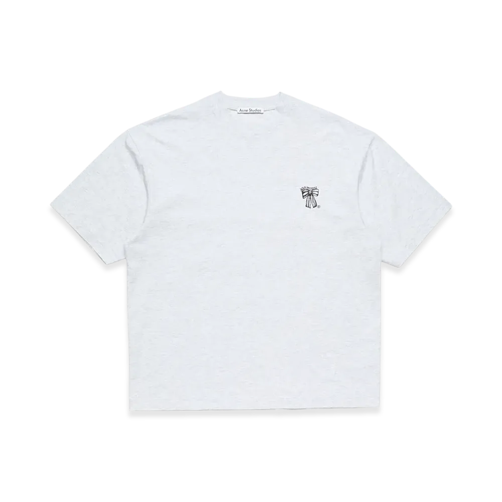 Acne Studios Logo T-Shirt "Pale Grey Melange"