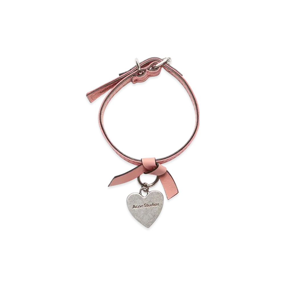 Acne Studios Musubi Knot Bracelet "Salmon Pink"