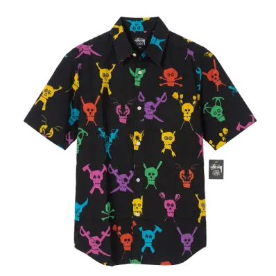 Stussy × Futura Skullacons S/S Shirt "Black"