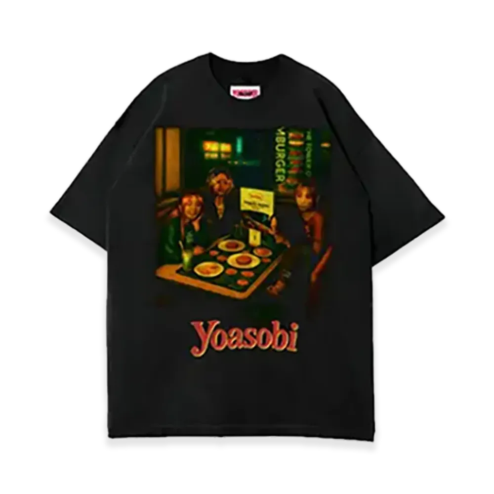 doublet x YOASOBI Night Out T-Shirt Famiresu "Black"