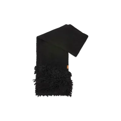 LOEWE Scarf in Alpaca Blend "Black"