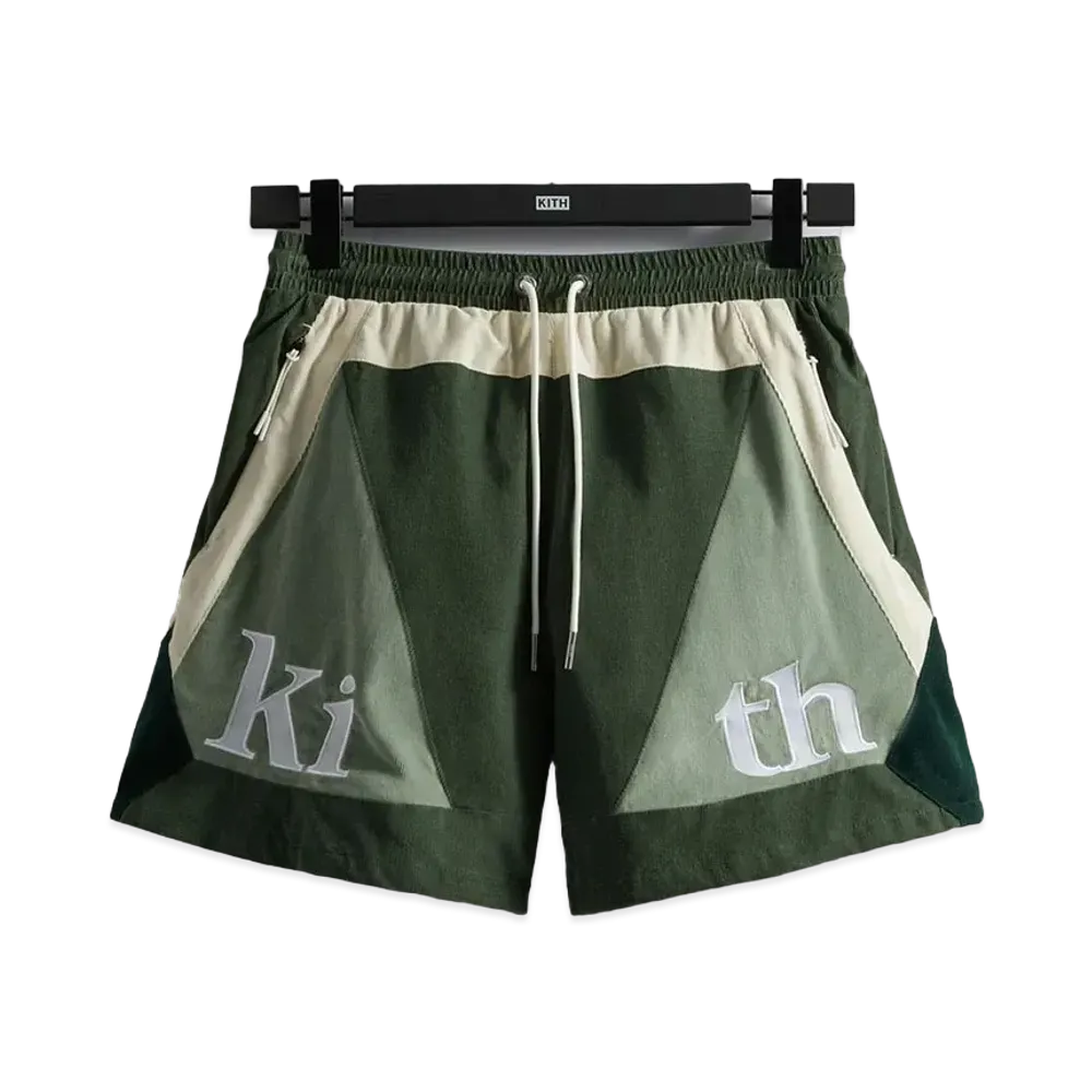 Kith Mixed Micro Cord Turbo Shorts "Court"