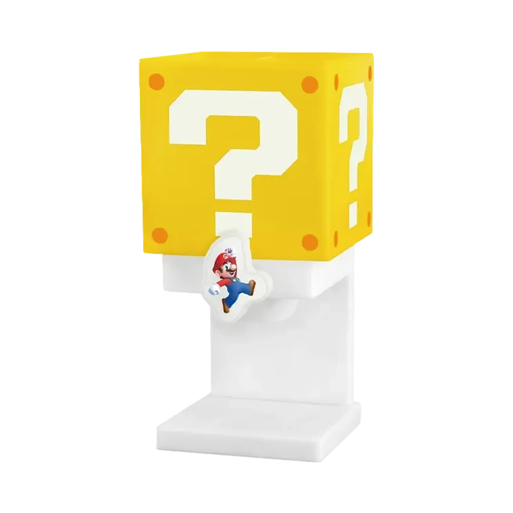 BANDAI "Ichiban Kuji" -Super Mario Everyone Home Party- A Prize Question Block sweets dispenser