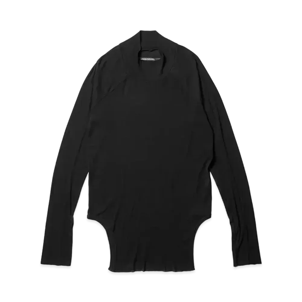 JULIUS High Neck Long Sleeve Top "Black"