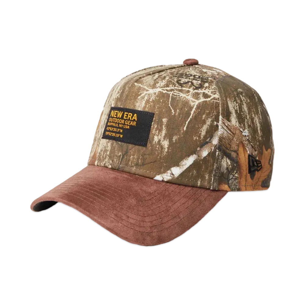 NEW ERA New Era Outdoor 9Forty A-Frame Suede Visor "Real Tree Camo"